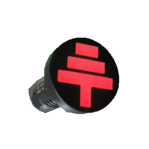 سمافور EPC-501LE مدل دایره‌ای؛ نشانگر LED چهارحالته دایره‌ای برای تابلوهای برق صنعتی.؛ محصول ریزموج الکتریک طوس